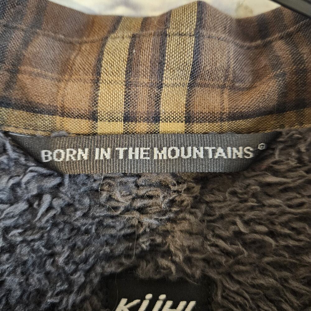 Kuhl Joyrydr Jacket Shirt Mens XXL Sherpa Lined Brown Flannel Snap Style 7253 - Picture 7 of 10